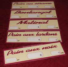 Pour commander les bandes pains "simple bordure "